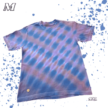 Camiseta Tie Dye Purple Grid