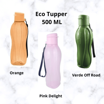Eco Tupper Tupperware® 500ml Rosa, Verde e Laranja